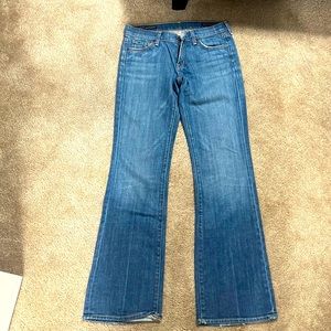 Citizens of Humanity low waist boot cut Kelly stretch #001. Size 27.